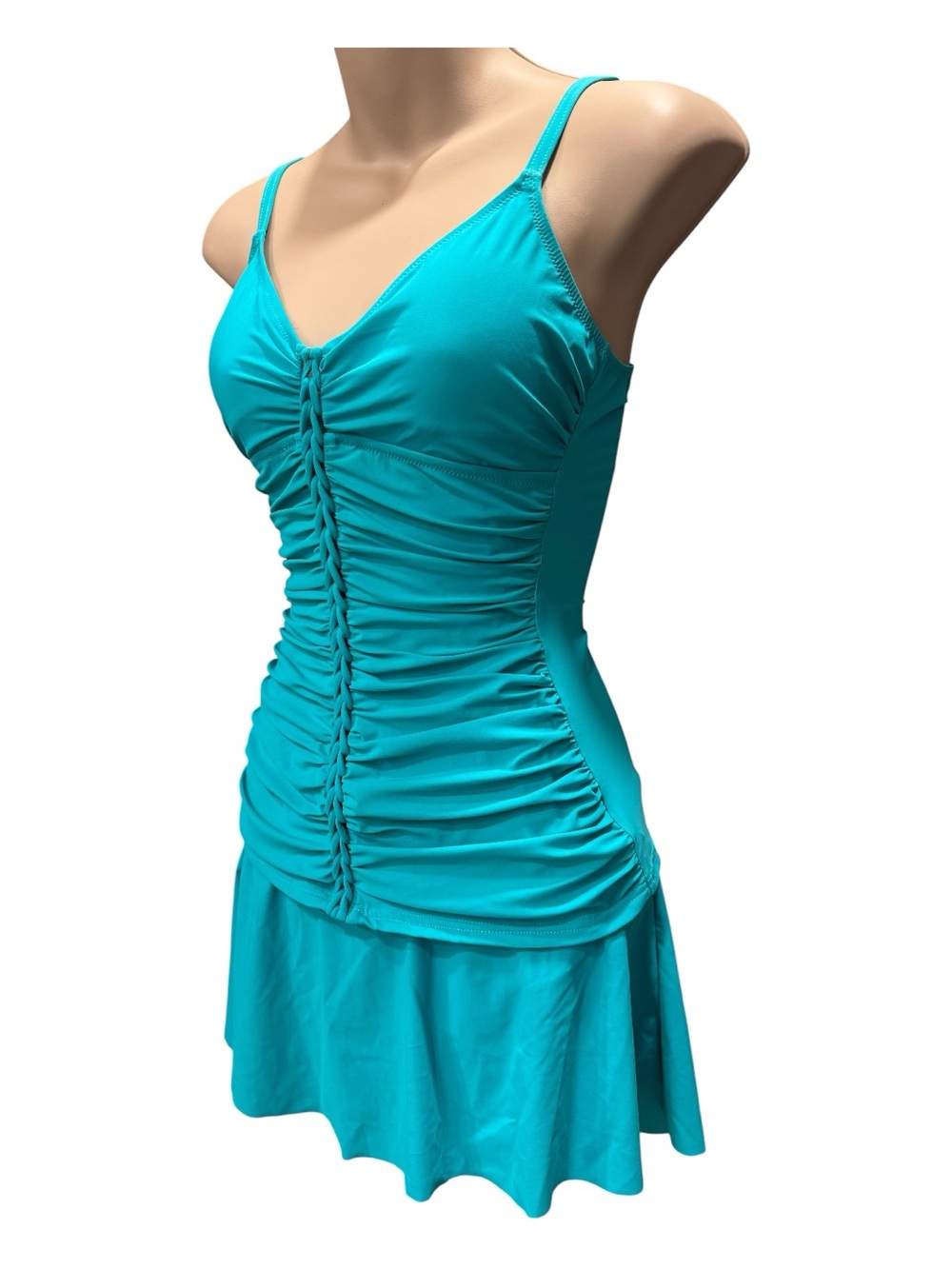 PROFILE by GOTTEX 2 PC swim suit in shade of turquoise, size 8, never worn